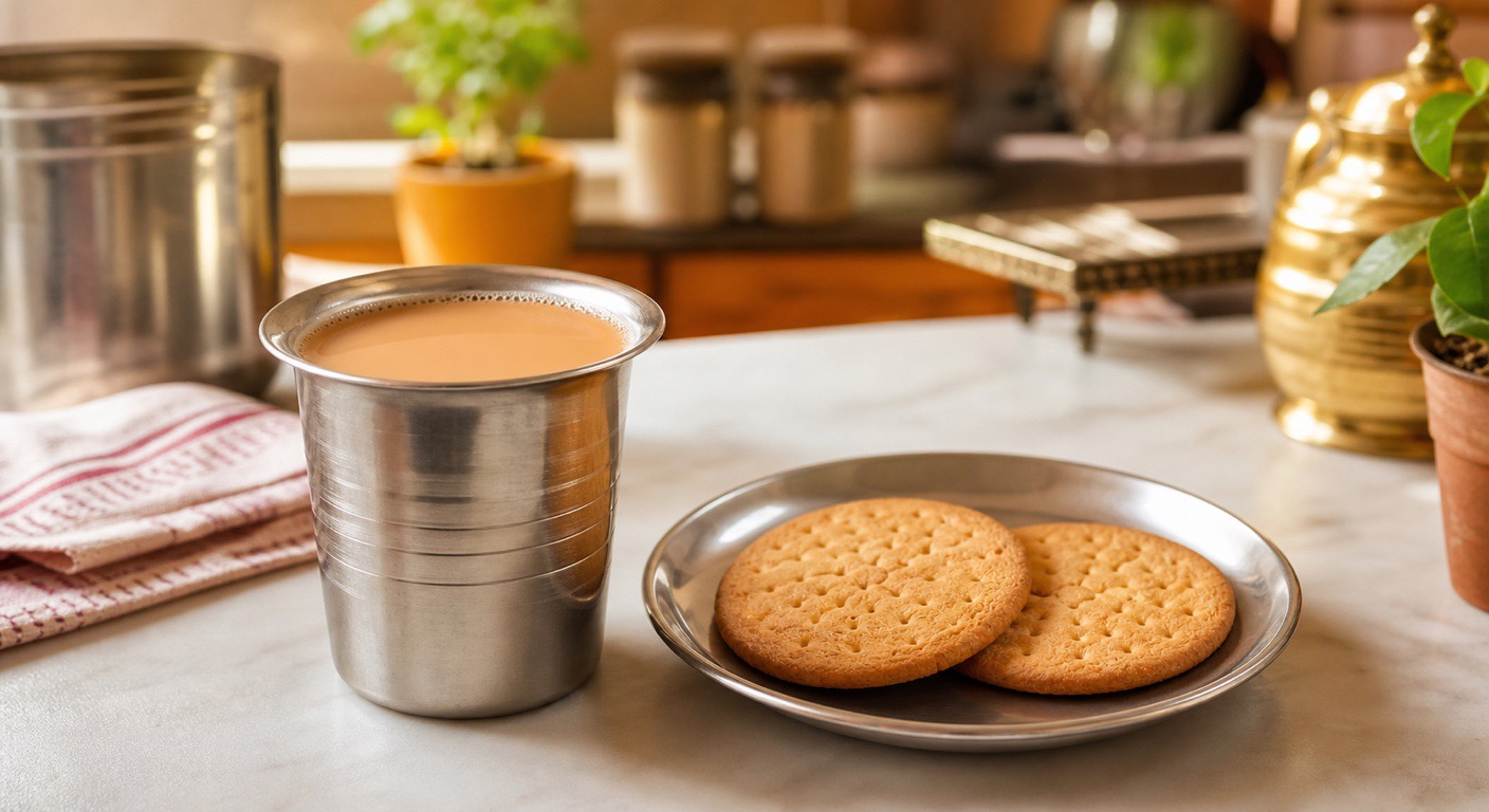 Biscuits with chai - two is really how much?