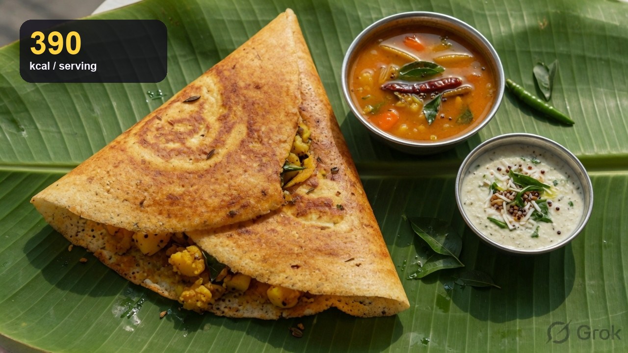 Dosa (masala): the honest calorie talk