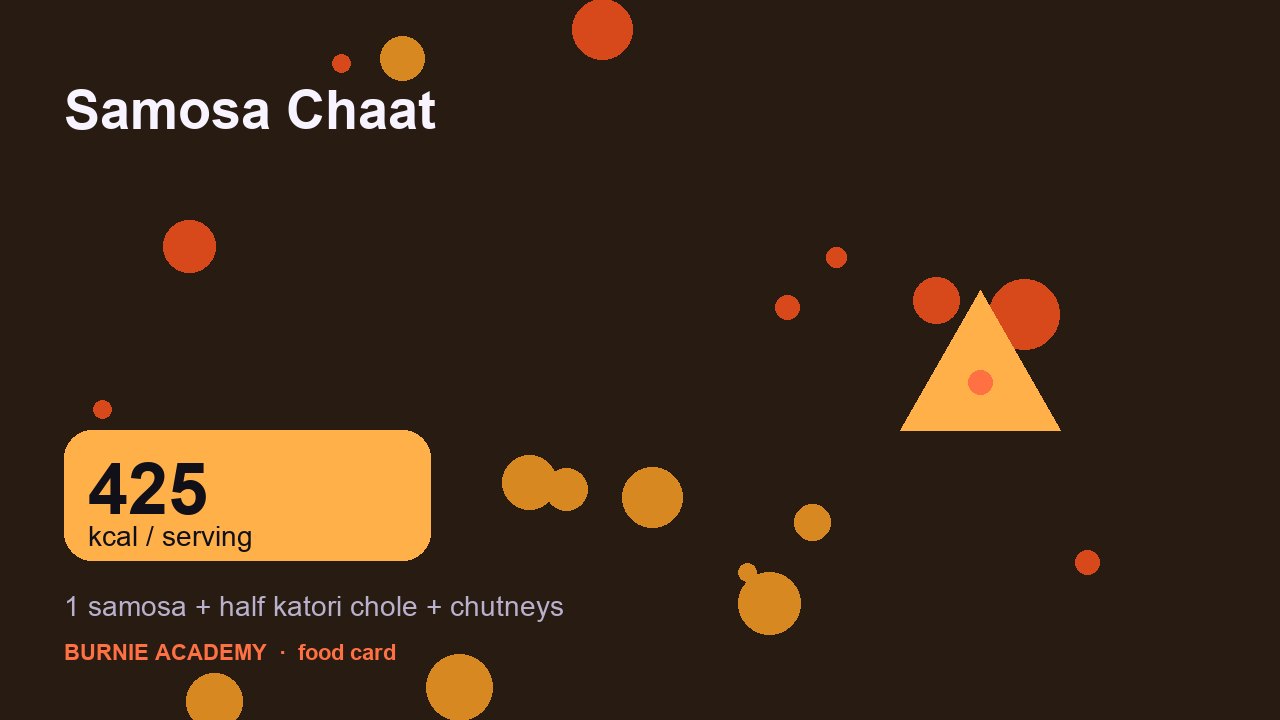Samosa Chaat: the honest calorie talk