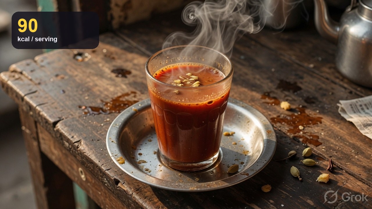 Tea with milk and sugar (chai): the honest calorie talk