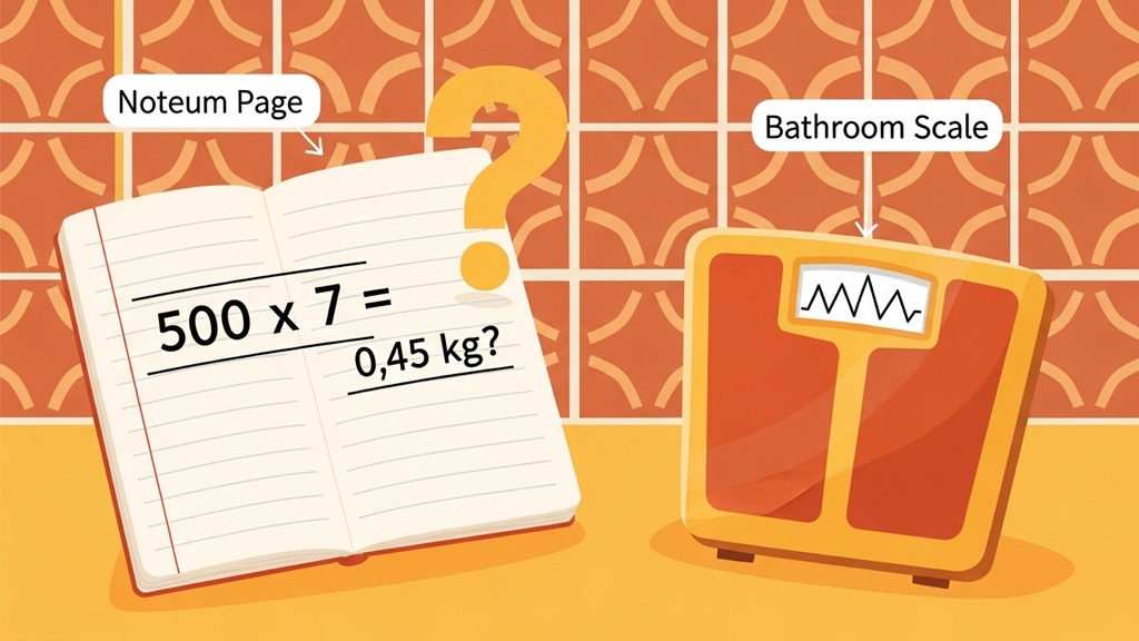 How to predict your weight loss from your deficit