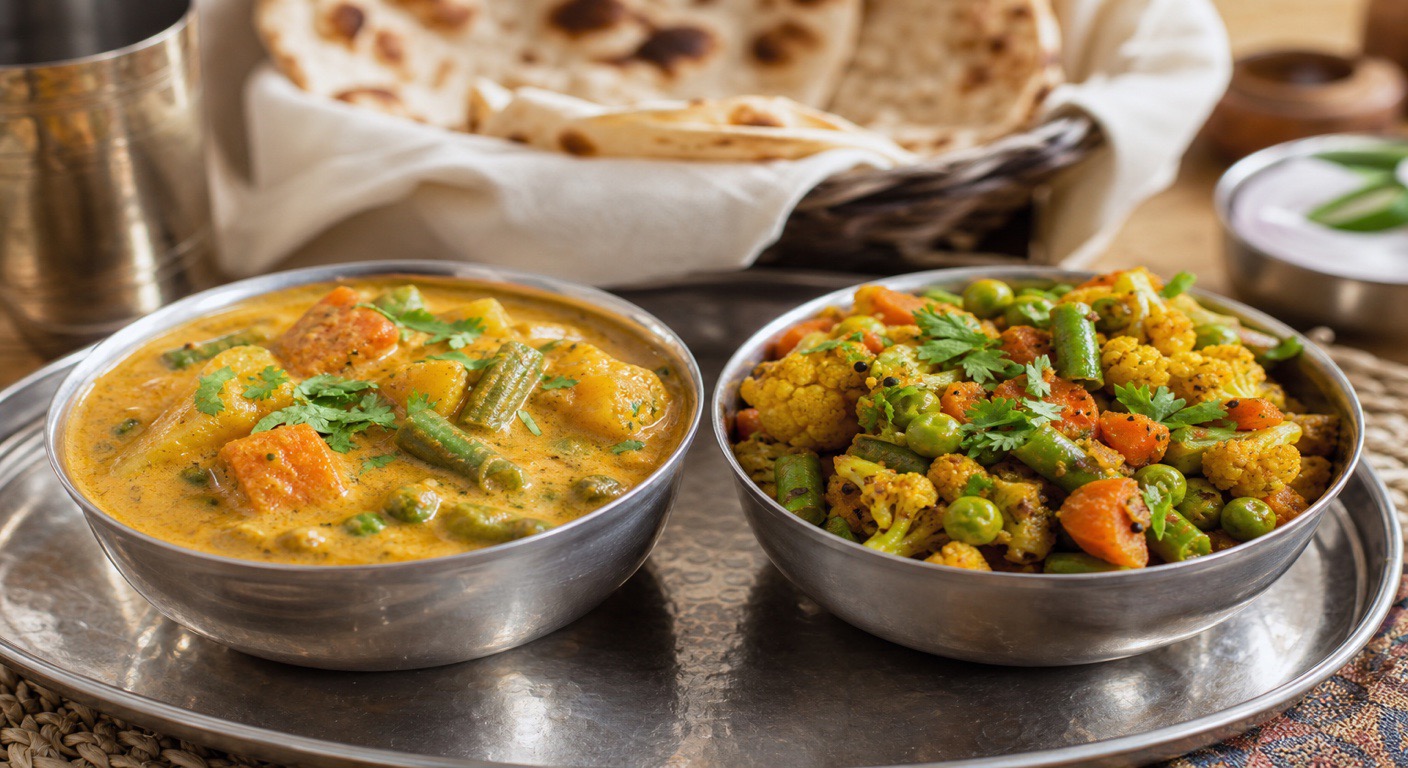 Veg korma - hidden cream in a healthy name
