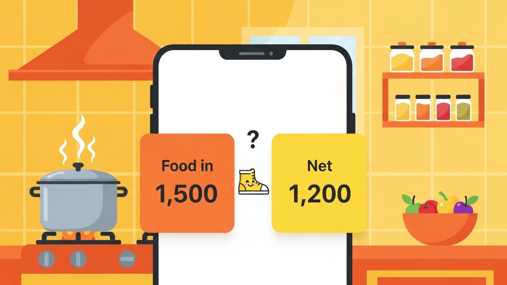Net vs gross calories: which number should you track?
