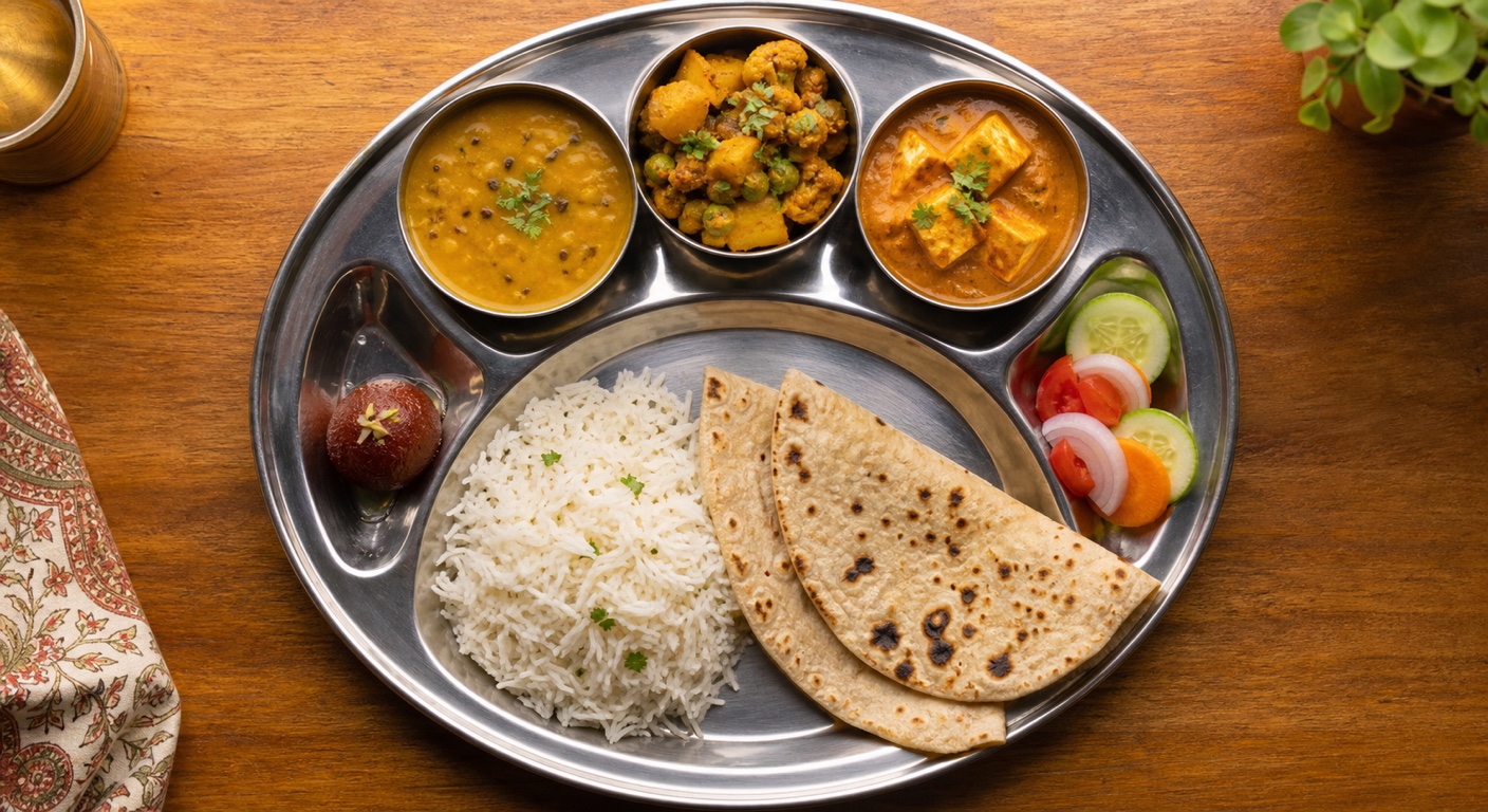 Indian thali