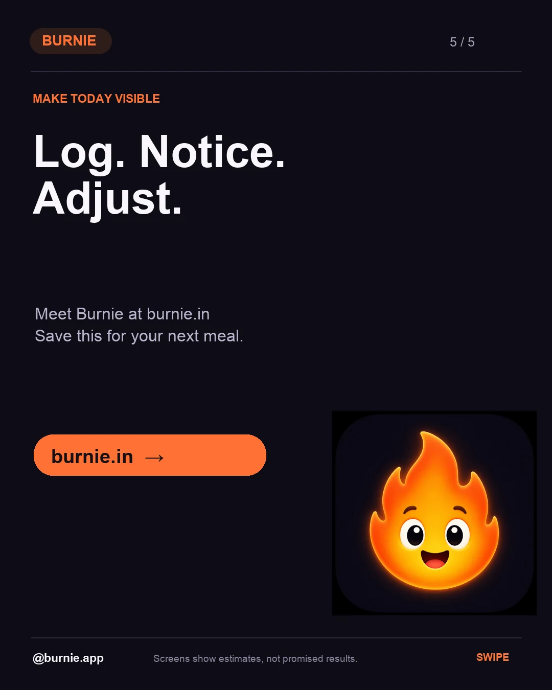Log your way — slide 5 of 5
