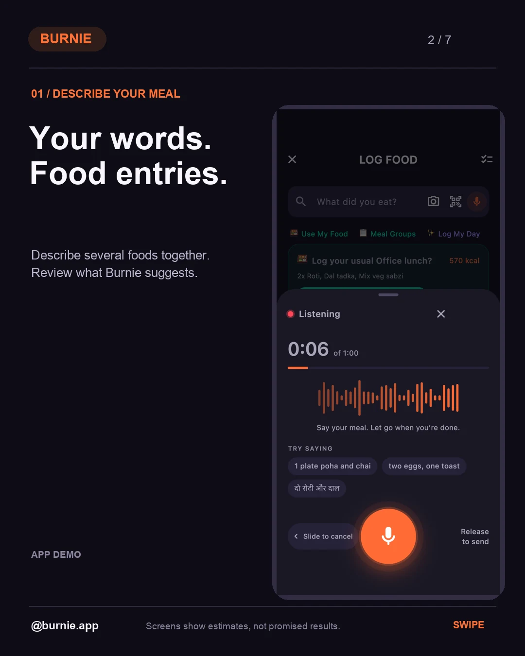 AI entry and analysis — slide 2 of 7