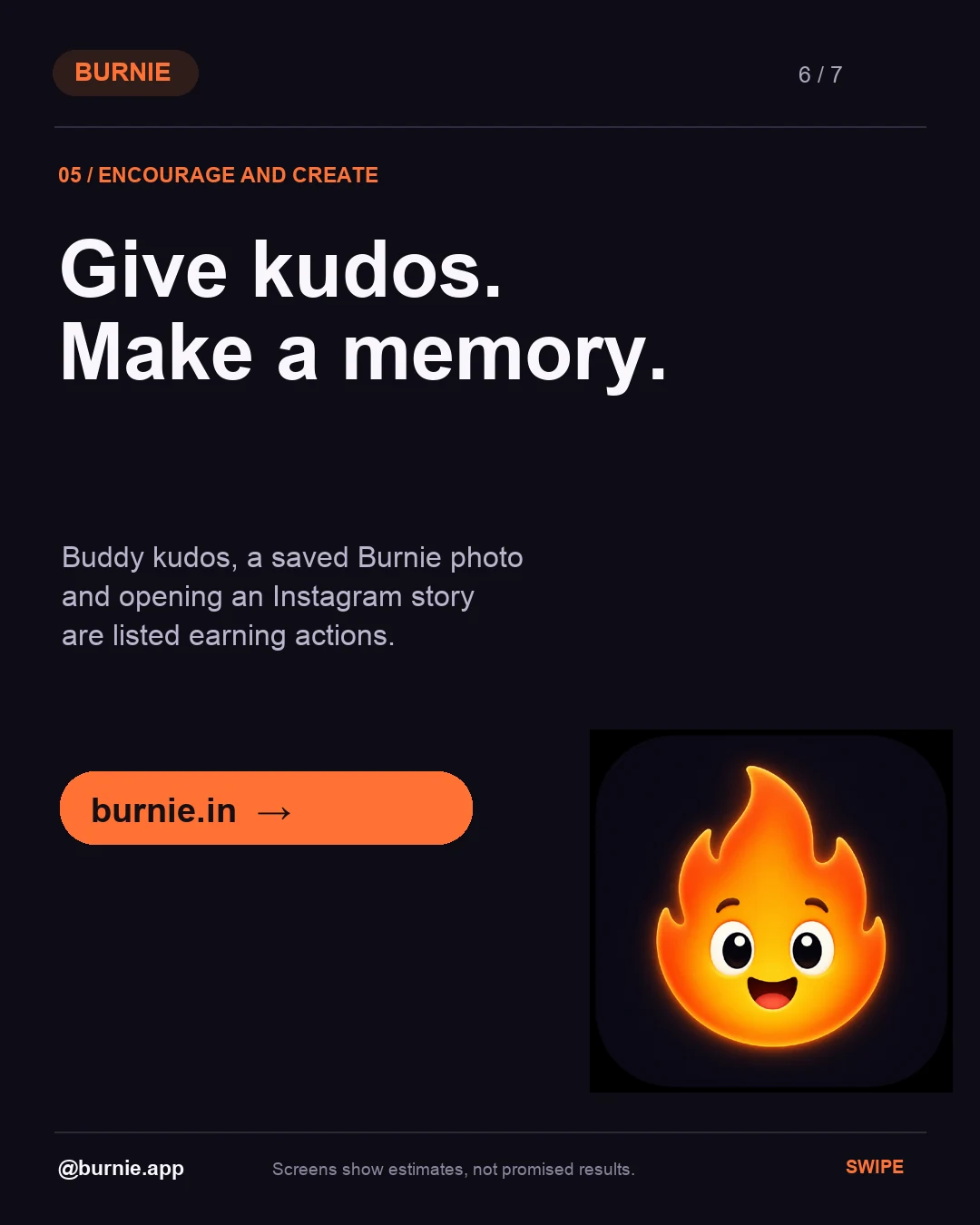 How Burnie points work — slide 6 of 7