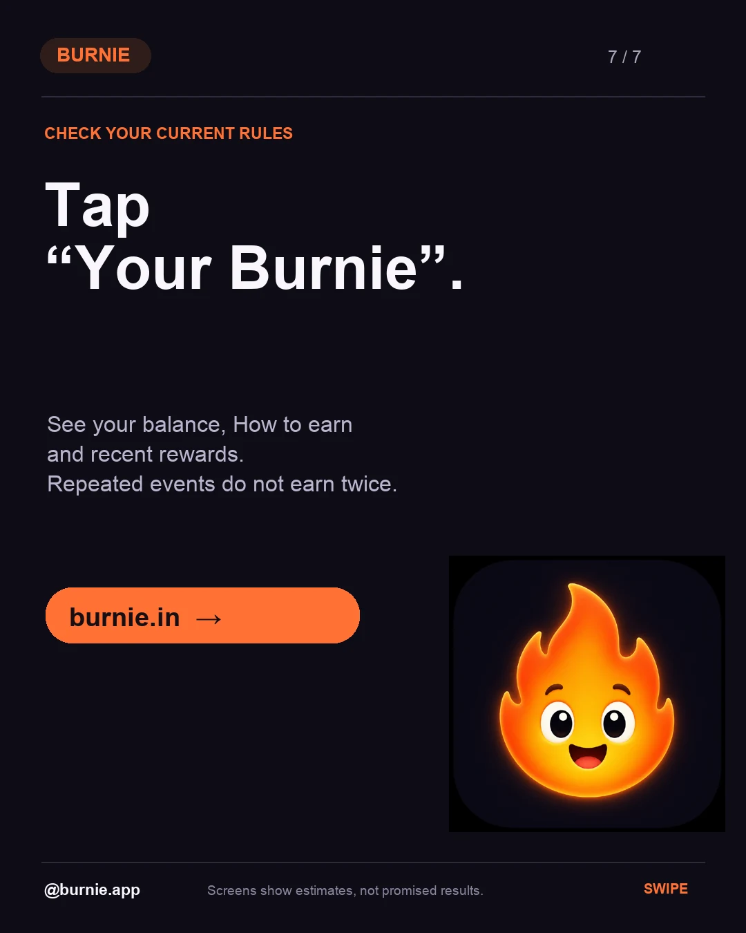 How Burnie points work — slide 7 of 7
